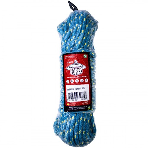 Corda multifilamento tran�ada 10 mm x 10 m cores sortidas - 239