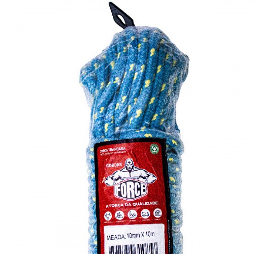 Corda multifilamento tran�ada 10 mm x 10 m cores sortidas - 239