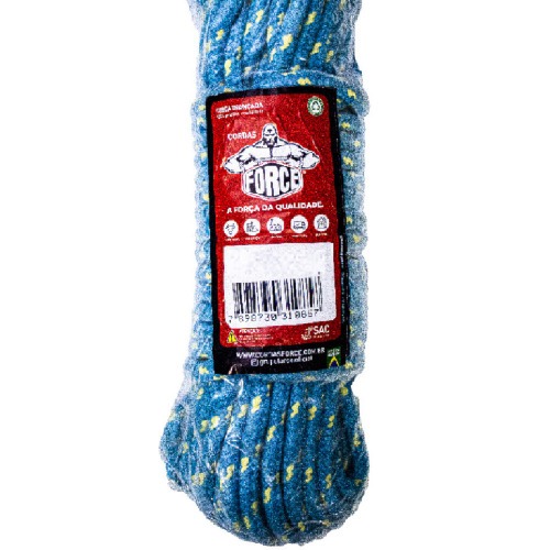 Corda multifilamento tran�ada 10 mm x 20 m cores sortidas - 249