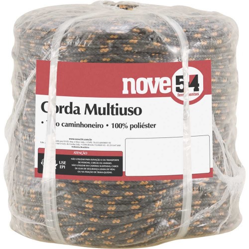 Corda multiuso 14 mm de poli�ster com rolo de 115 metros