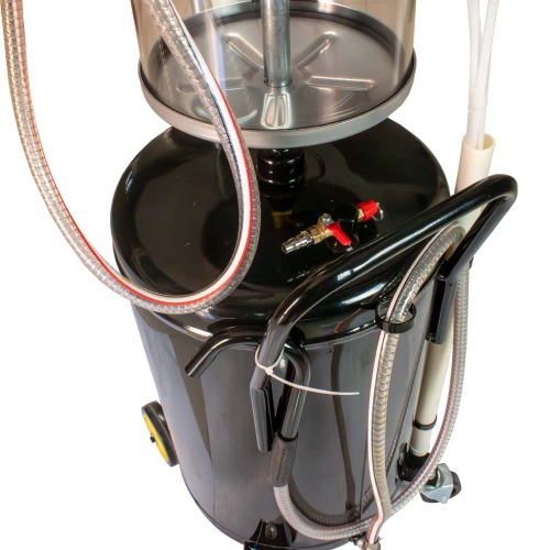 Coletor de �leo a v�cuo 80 litros com carrinho