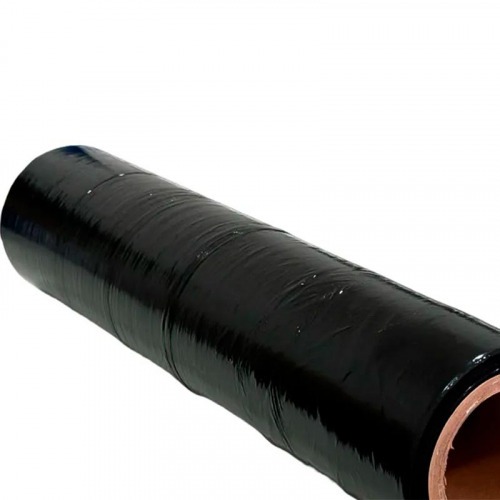 Filme pl�stico stretch 500 mm 30 micra 4,0 kg preto