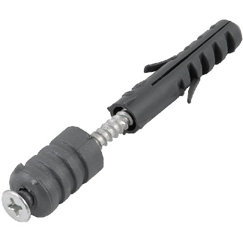 Batente de porta 8 mm branco com bucha e parafuso