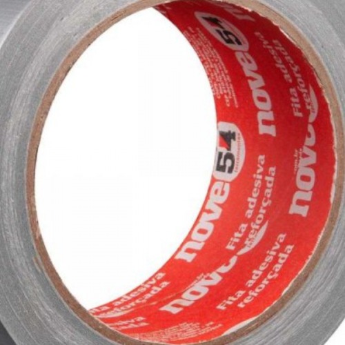 Fita adesiva refor�ada 50 mm x 25 m prata