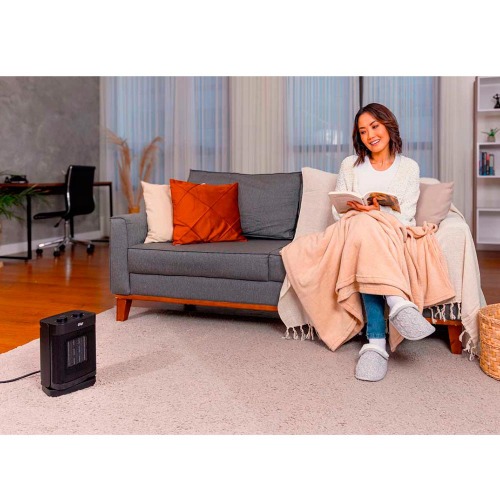 Aquecedor el�trico 1500W 3 em 1 com 2 n�veis de aquecimento - Air Heat Ceramic  220V