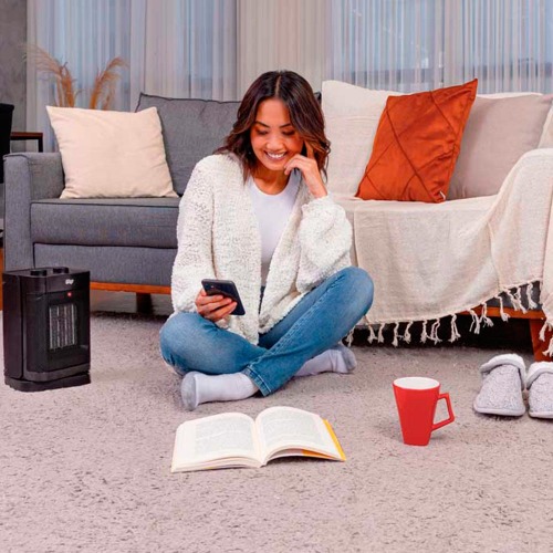 Aquecedor el�trico 1500W 3 em 1 com 2 n�veis de aquecimento - Air Heat Ceramic  220V