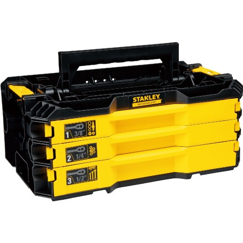 Caixa de ferramentas 3 gavetas com 203 pe�as - STMT17993-LA