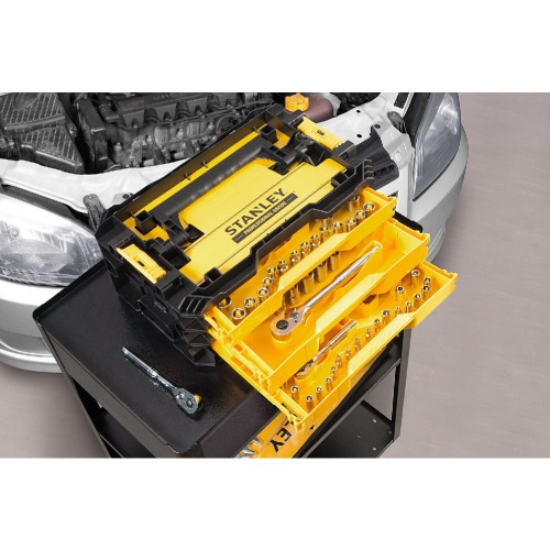 Caixa de ferramentas 3 gavetas com 203 pe�as - STMT17993-LA