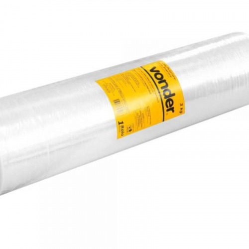 Filme Pl�stico Stretch 500 mm x 260 m 25 micra rolo 3 kg sem tubete