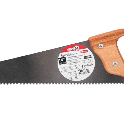 Serrote com l�mina em a�o temperado de 14