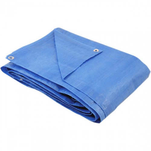 Lona de polietileno 8 x 5 m 100 micra azul