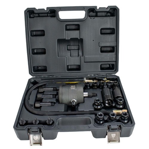 Jogo de ferramentas pneum�ticas para extra��o de bico injetor diesel com 21 pe�as - SGT-9812