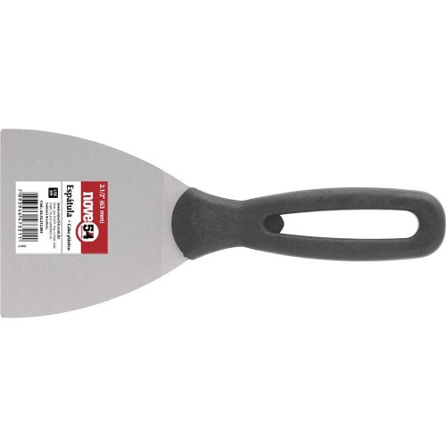 Esp�tula de a�o temperado 63 mm com cabo pl�stico