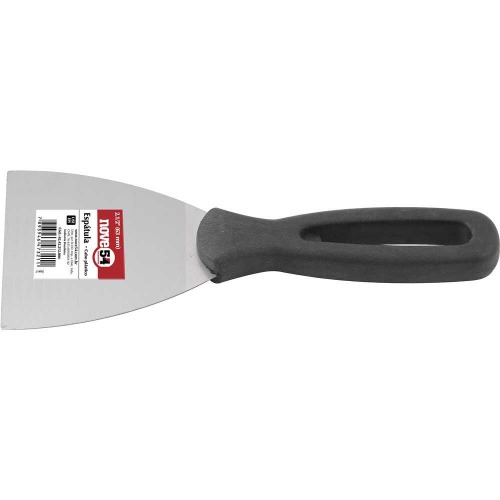 Esp�tula de a�o temperado 63 mm com cabo pl�stico