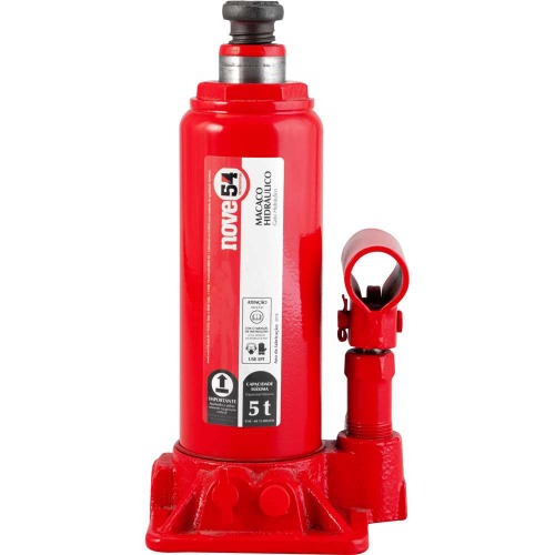 Macaco hidr�ulico tipo garrafa capacidade de 5 toneladas