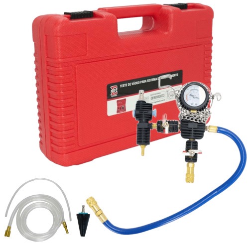 Conjunto de teste a vácuo para sistema de arrefecimento Conjunto de teste a vácuo para sistema de arrefecimento