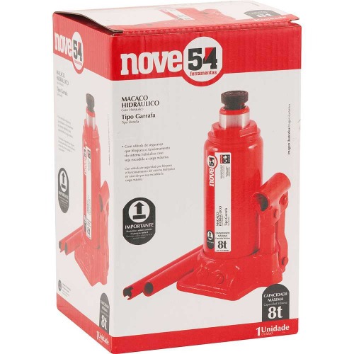 Macaco hidr�ulico tipo garrafa capacidade de 8 toneladas