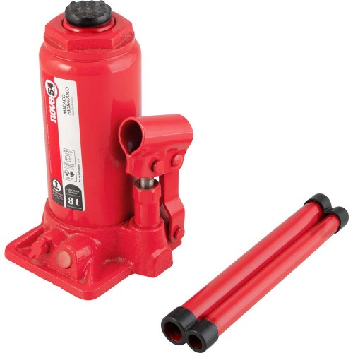 Macaco hidr�ulico tipo garrafa capacidade de 8 toneladas