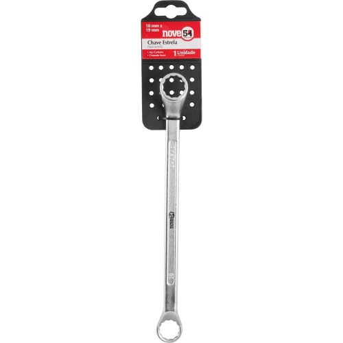 Chave estrela 18 mm x 19 mm aço carbono Chave estrela 18 mm x 19 mm aço carbono