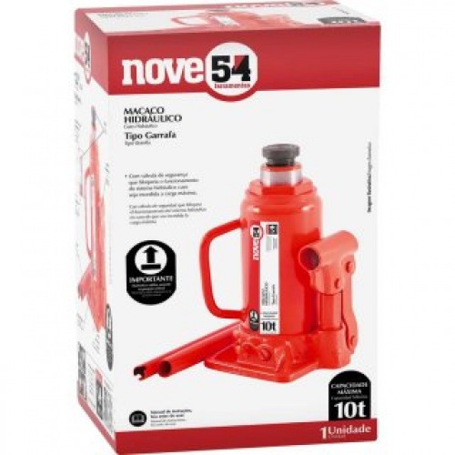 Macaco hidr�ulico tipo garrafa capacidade de 10 toneladas