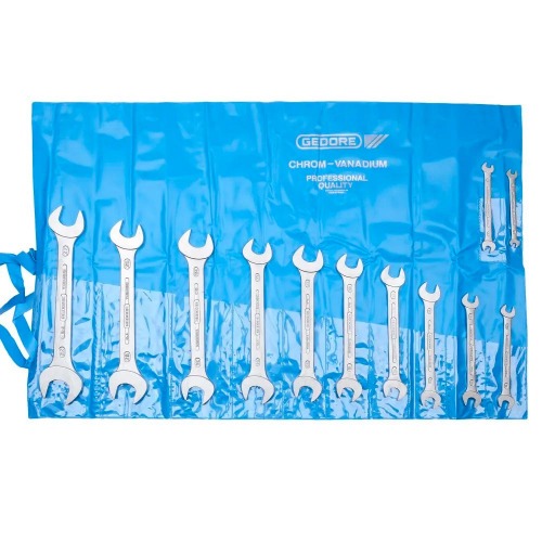 Jogos de chave fixa 6 a 32 mm a�o cromo van�dio com 12 pe�as - Ref 6