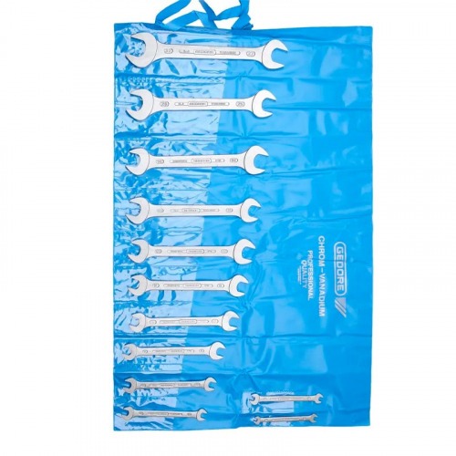 Jogos de chave fixa 6 a 32 mm a�o cromo van�dio com 12 pe�as - Ref 6