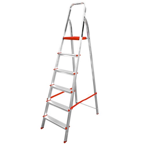 Escada de alum�nio 6 degraus residencial - ESC0065
