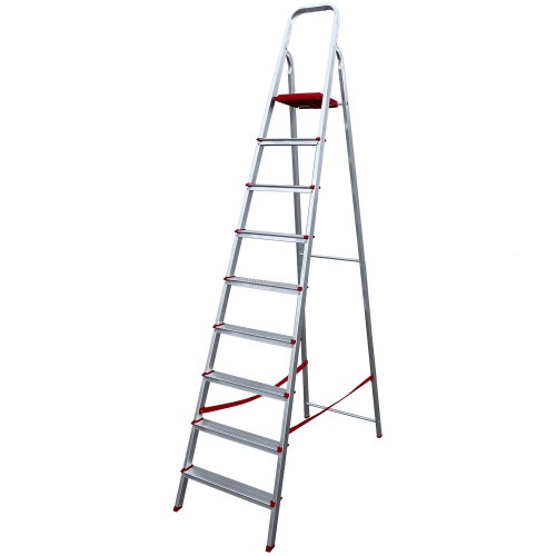 Escada de alum�nio 9 degraus residencial - ESC0068