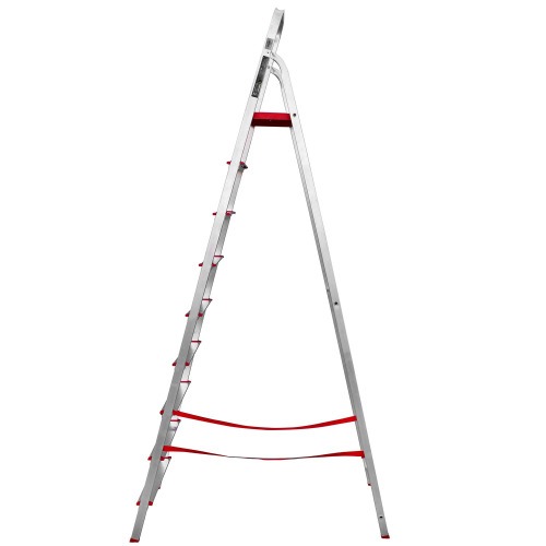 Escada de alum�nio 9 degraus residencial - ESC0068