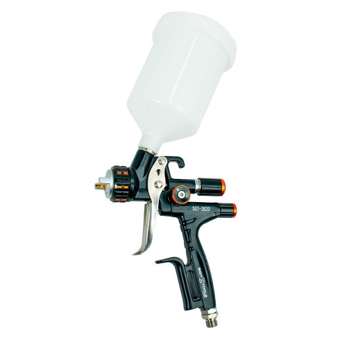 Pistola de pintura HVLP tipo gravidade com bico 1.4 mm - SGT-3820 Pistola de pintura HVLP tipo gravidade com bico 1.4 mm - SGT-3820
