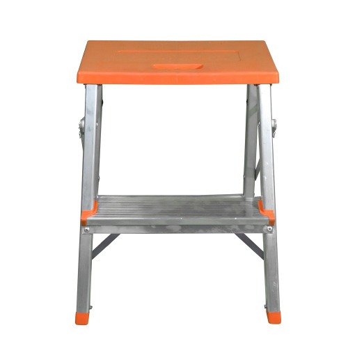 Escada banqueta de alum�nio 1 degrau + patamar - ESC0070