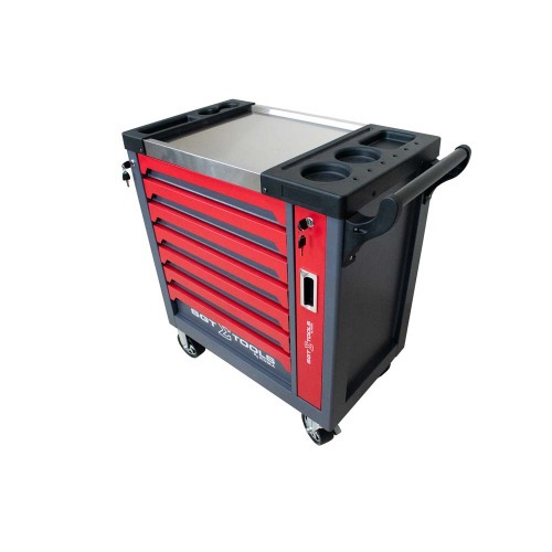 Carrinho para ferramentas com 7 gavetas e porta lateral