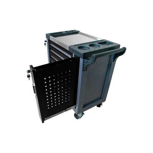 Carrinho para ferramentas com 7 gavetas e porta lateral