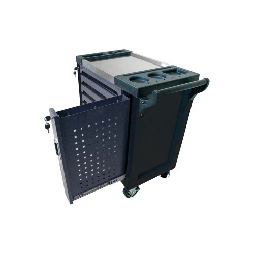 Carrinho para ferramentas com 7 gavetas e porta lateral