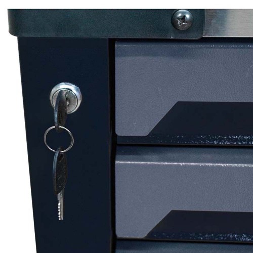 Carrinho para ferramentas com 7 gavetas e porta lateral
