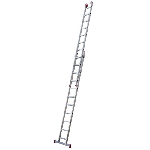 Escada de alum�nio extens�vel 3,24 x 5,42 m 2 x 11 degraus - ESC0620