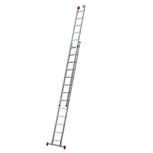 Escada de alumínio extensível 3,81 x 6,54 m 2 x 13 degraus - ESC0622 Escada de alumínio extensível 3,81 x 6,54 m 2 x 13 degraus - ESC0622