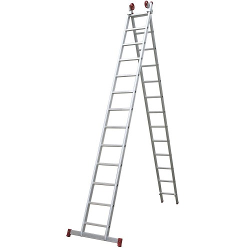 Escada de alumínio extensível 3,81 x 6,54 m 2 x 13 degraus - ESC0622 Escada de alumínio extensível 3,81 x 6,54 m 2 x 13 degraus - ESC0622