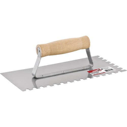 Desempenadeira de a�o dentada 255 x 120 mm 