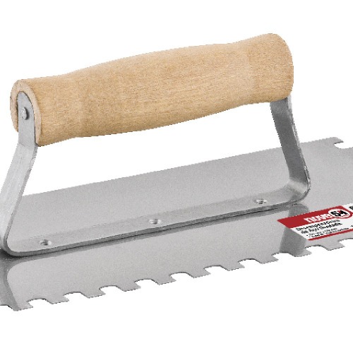 Desempenadeira de a�o dentada 255 x 120 mm 
