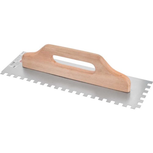 Desempenadeira de a�o dentada 390 x 120 mm