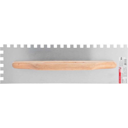 Desempenadeira de a�o dentada 390 x 120 mm