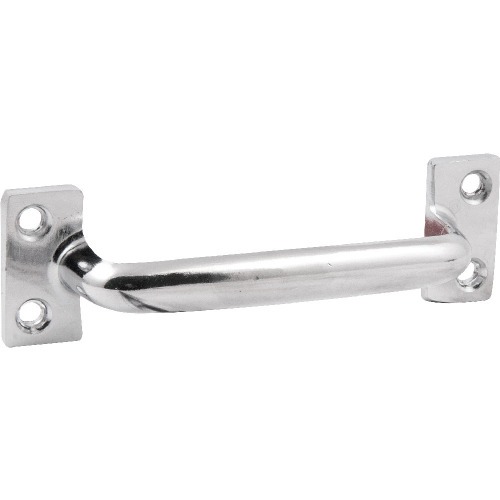 Puxador tipo alça em aço carbono niquelado 102 mm Puxador tipo alça em aço carbono niquelado 102 mm
