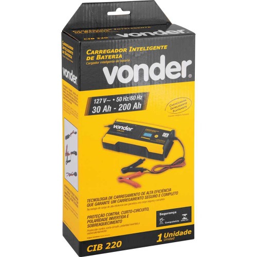 Carregador inteligente de bateria 6/12V - CIB 0220  110V
