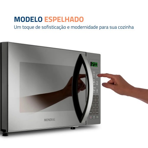 Micro-ondas 21 litros 1200W 10 n�veis de pot�ncia - MO-01-21E  220V