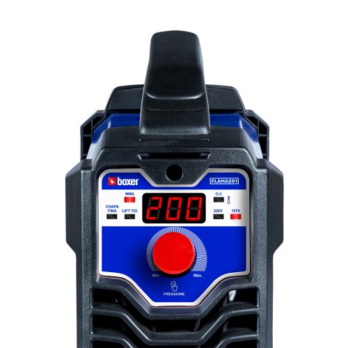 Inversora de solda 200A para eletrodo e tig DC - FLAMA 201 BV 110V/220V Inversora de solda 200A para eletrodo e tig DC - FLAMA 201 BV 110V/220V