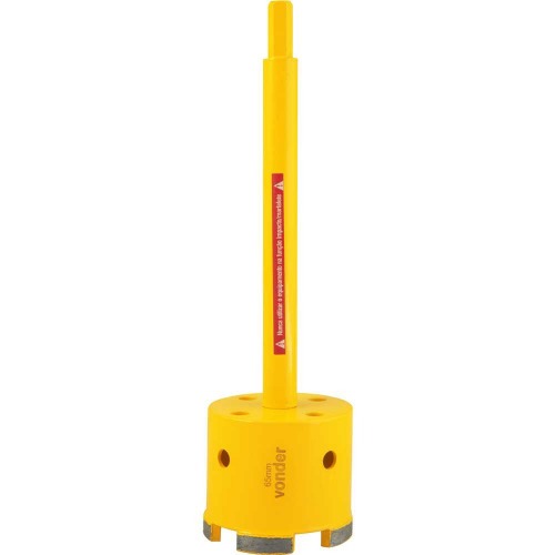 Serra copo diamantada 65 mm com haste de 3/8