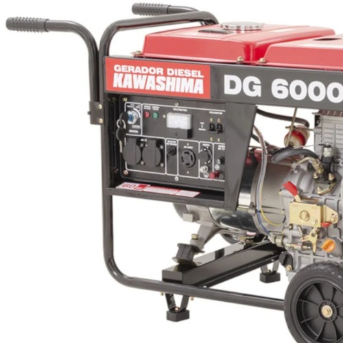 Gerador de energia 5,0 Kva a diesel partida el�trica - DG 6000-E