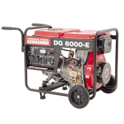 Gerador de energia 5,0 Kva a diesel partida el�trica - DG 6000-E