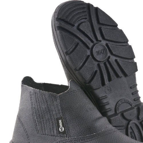 Botina monodensidade em couro sint�tico com el�stico - BEN 360